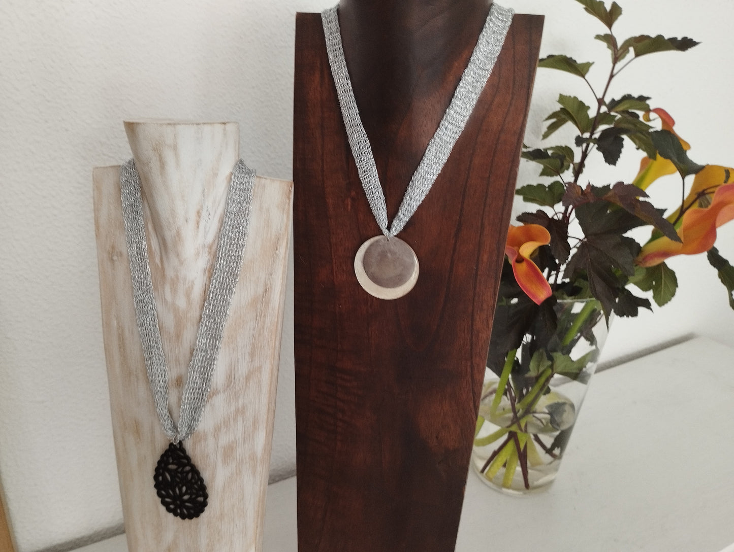 Collar "Alicia" plateado