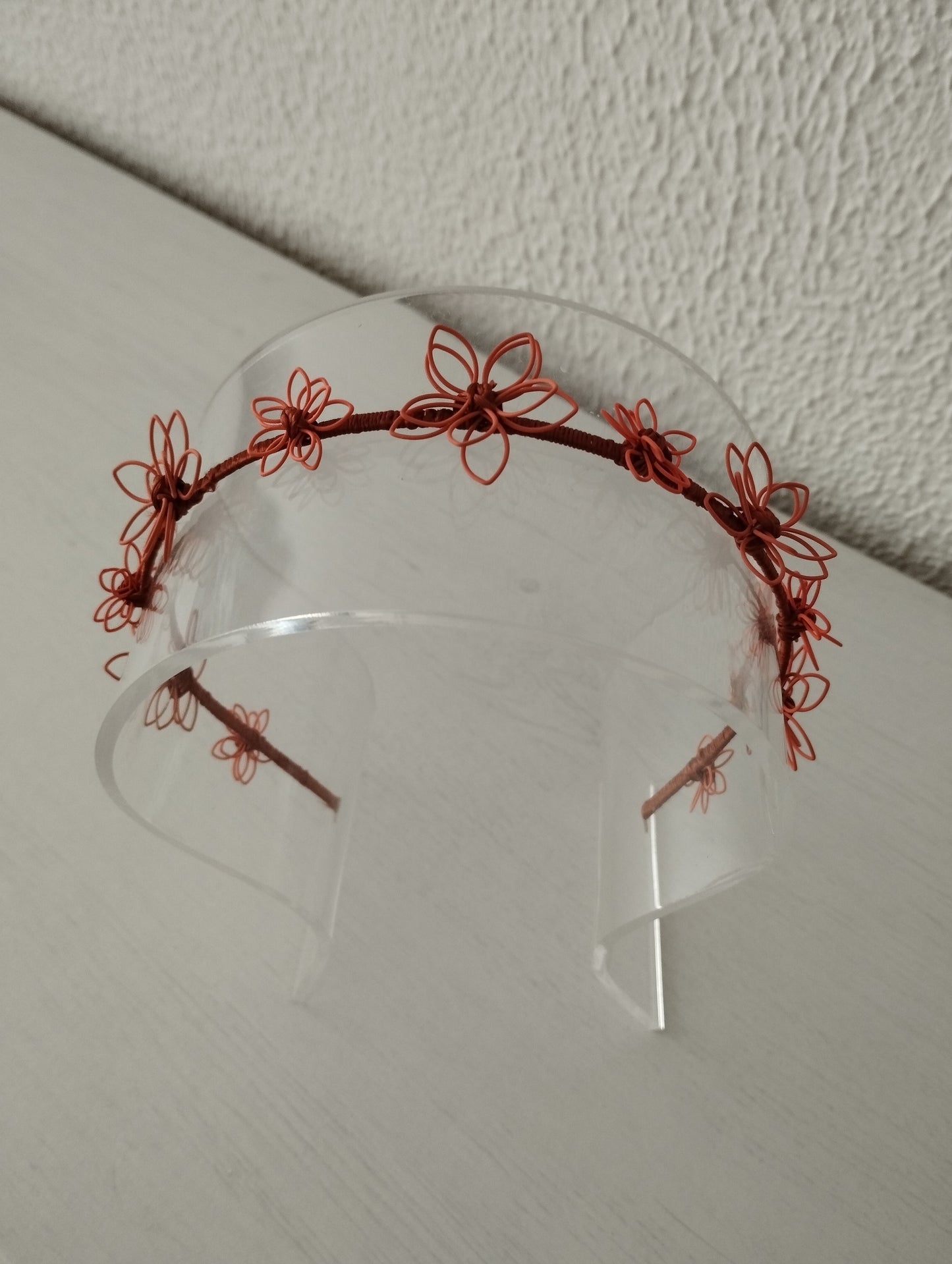 Diadema "Amaya" naranja