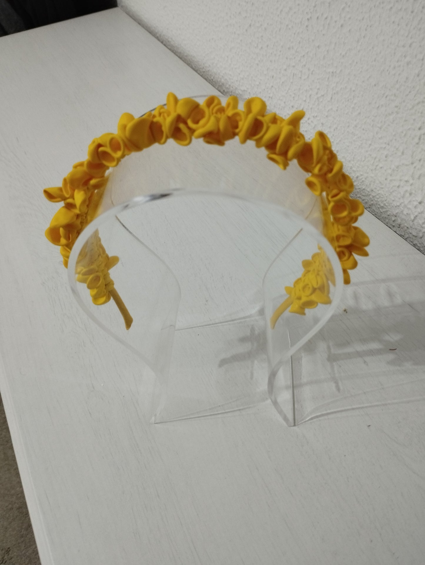 Diadema "Claudia" amarilla