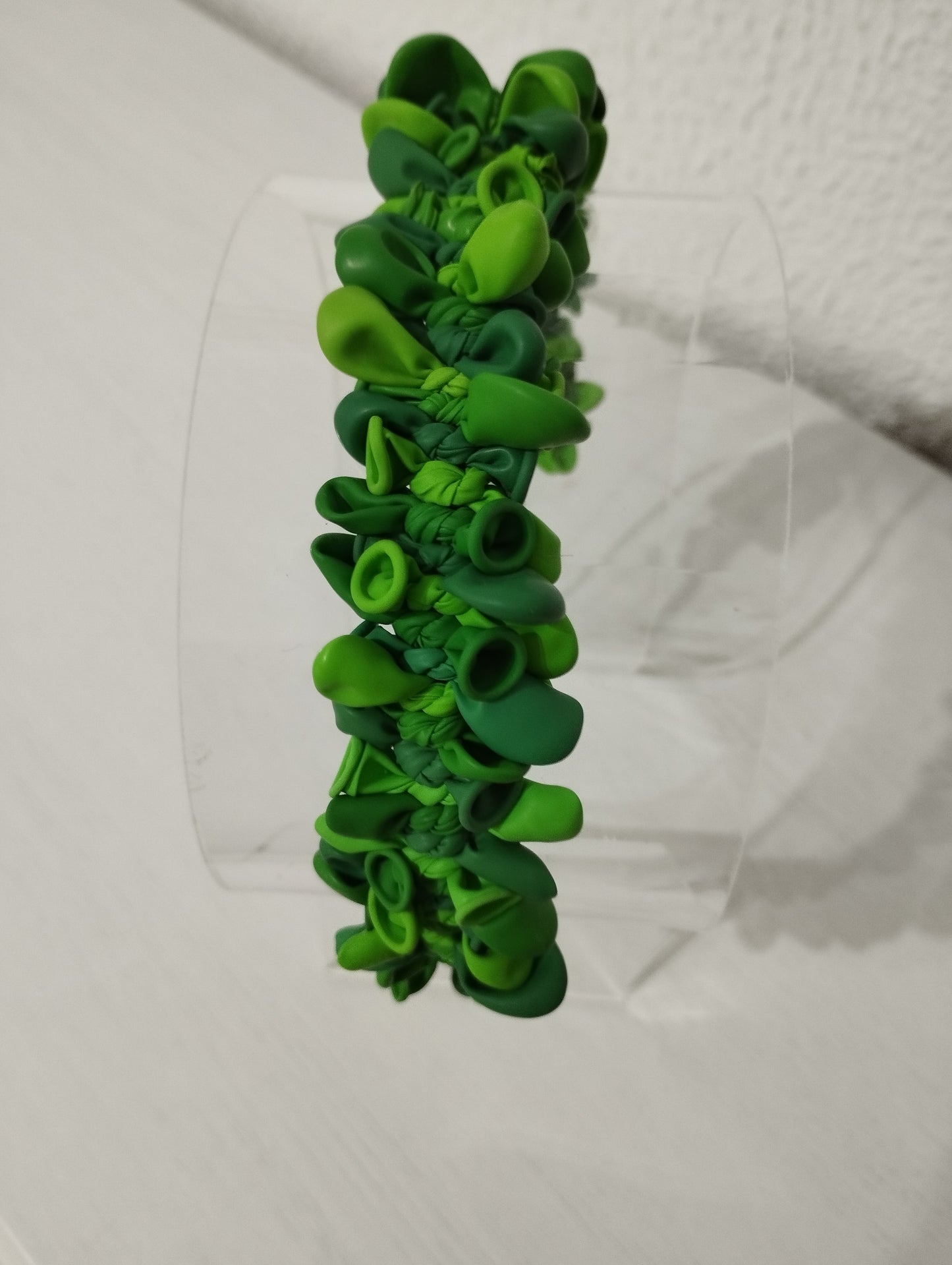 Diadema "Claudia" tonos verdes