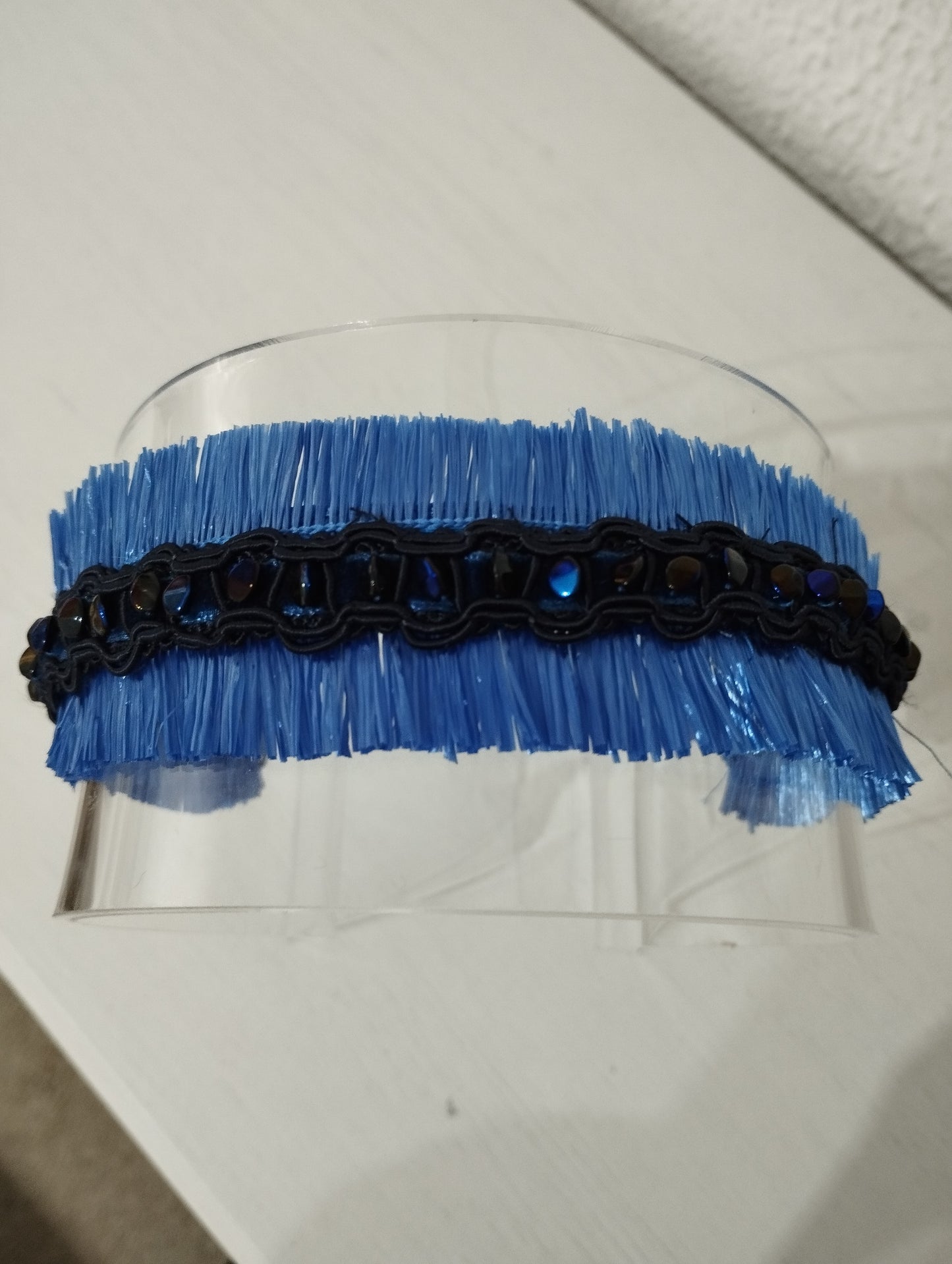Diadema "Inés" azul