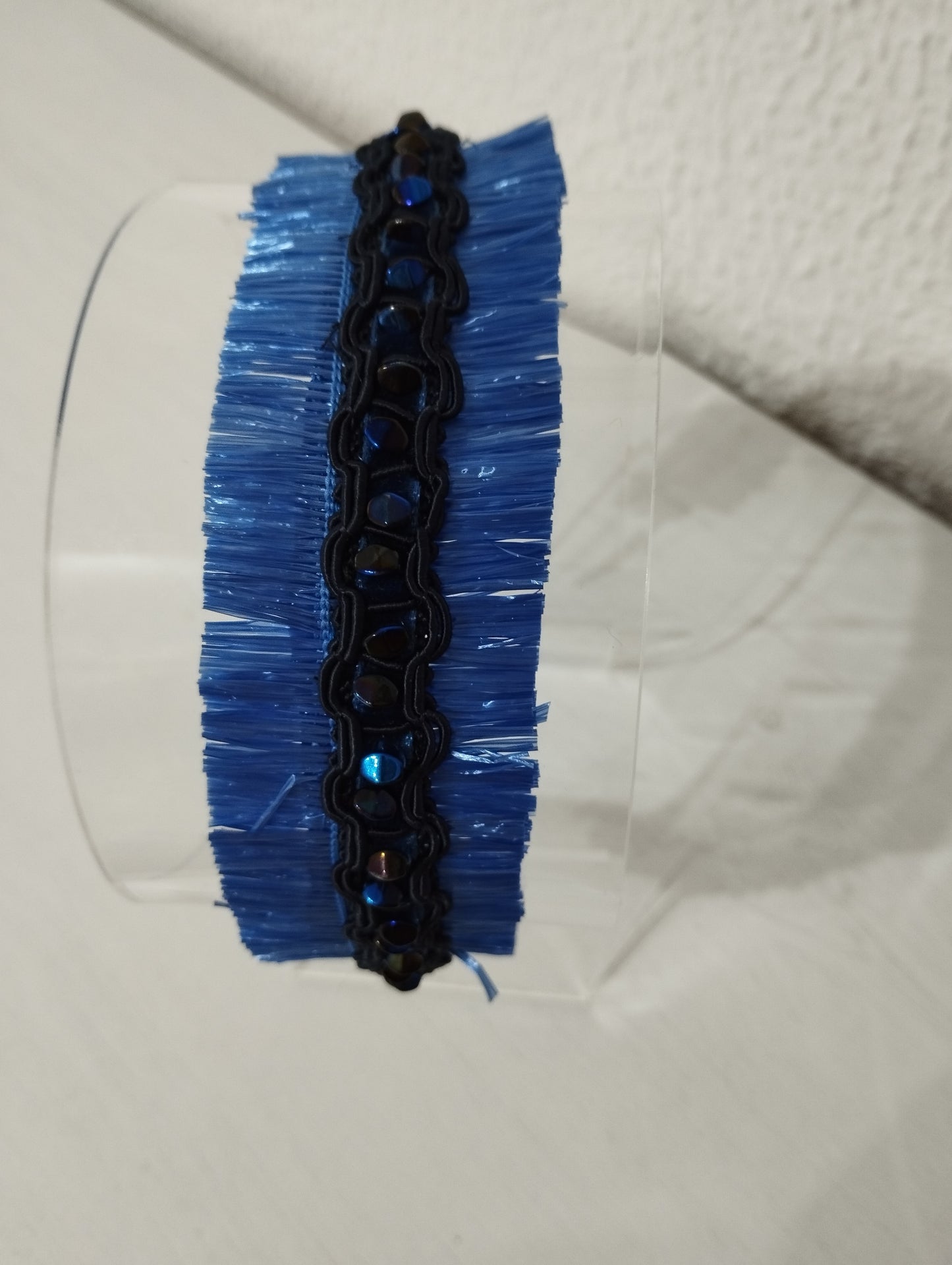 Diadema "Inés" azul