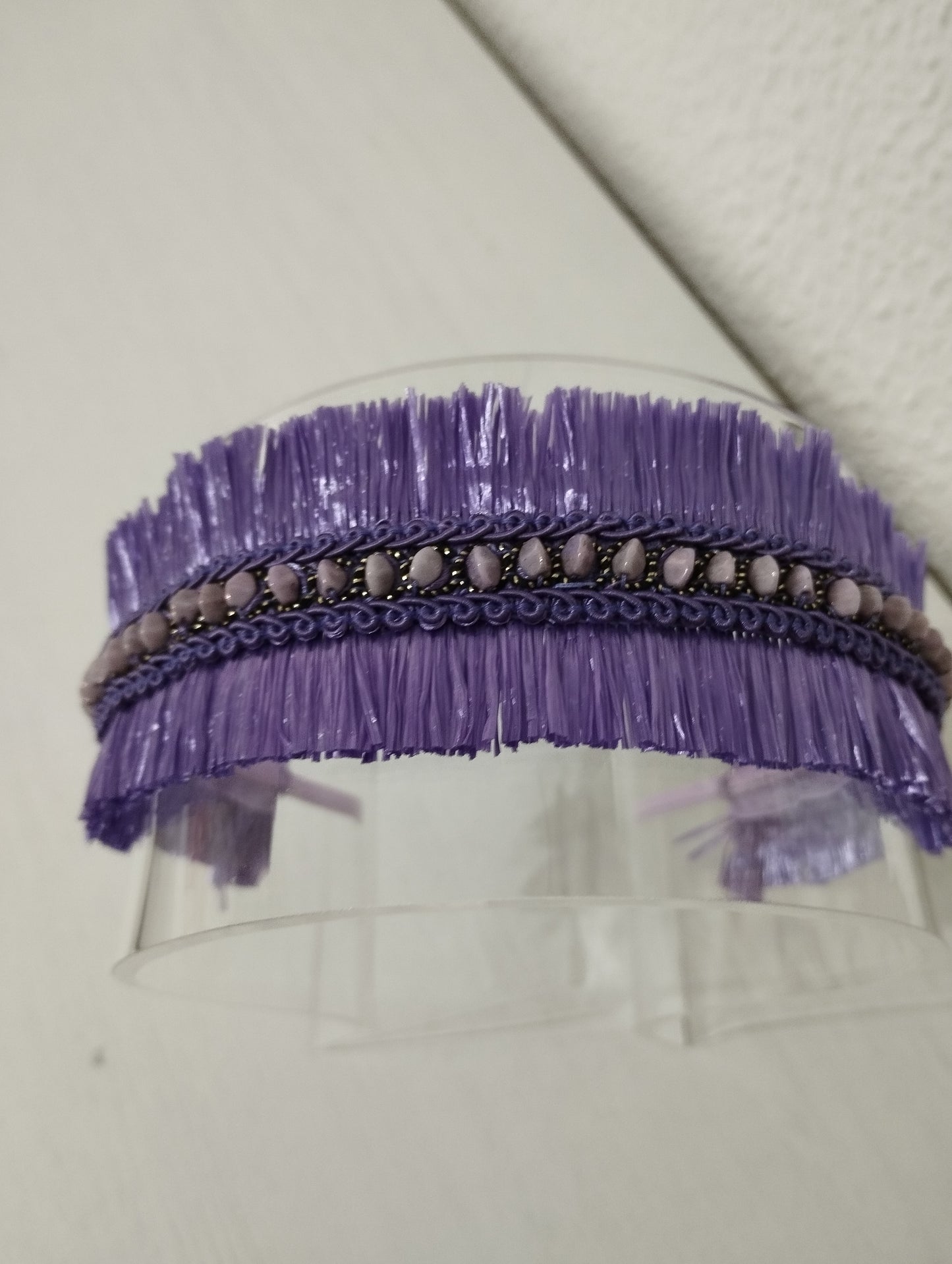 Diadema "Inés" morada