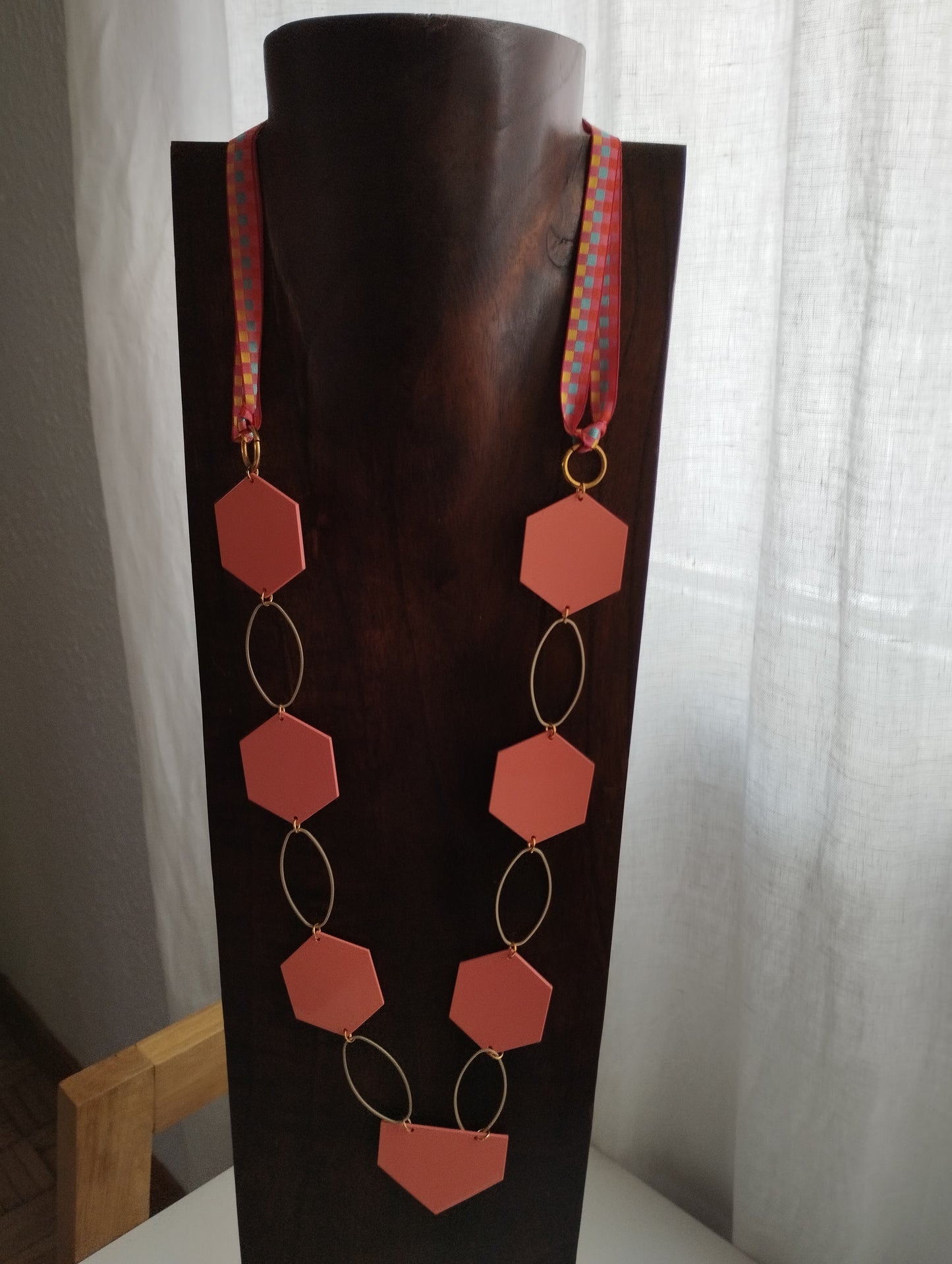 Collar "Miriam" coral