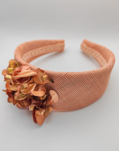 Diadema "Tista" salmón