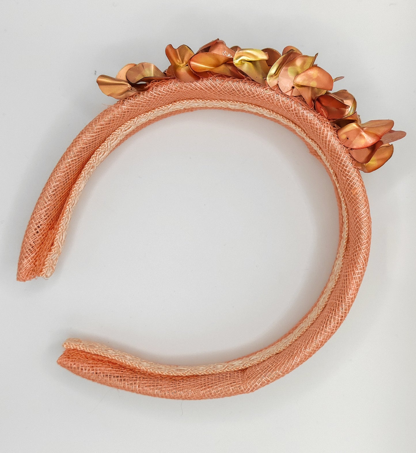Diadema "Tista" salmón