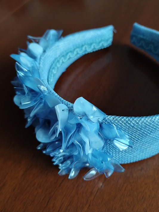 Diadema "Tista" azul