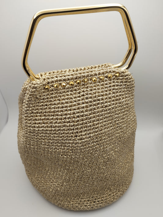 Bolso "Mercedes" dorado