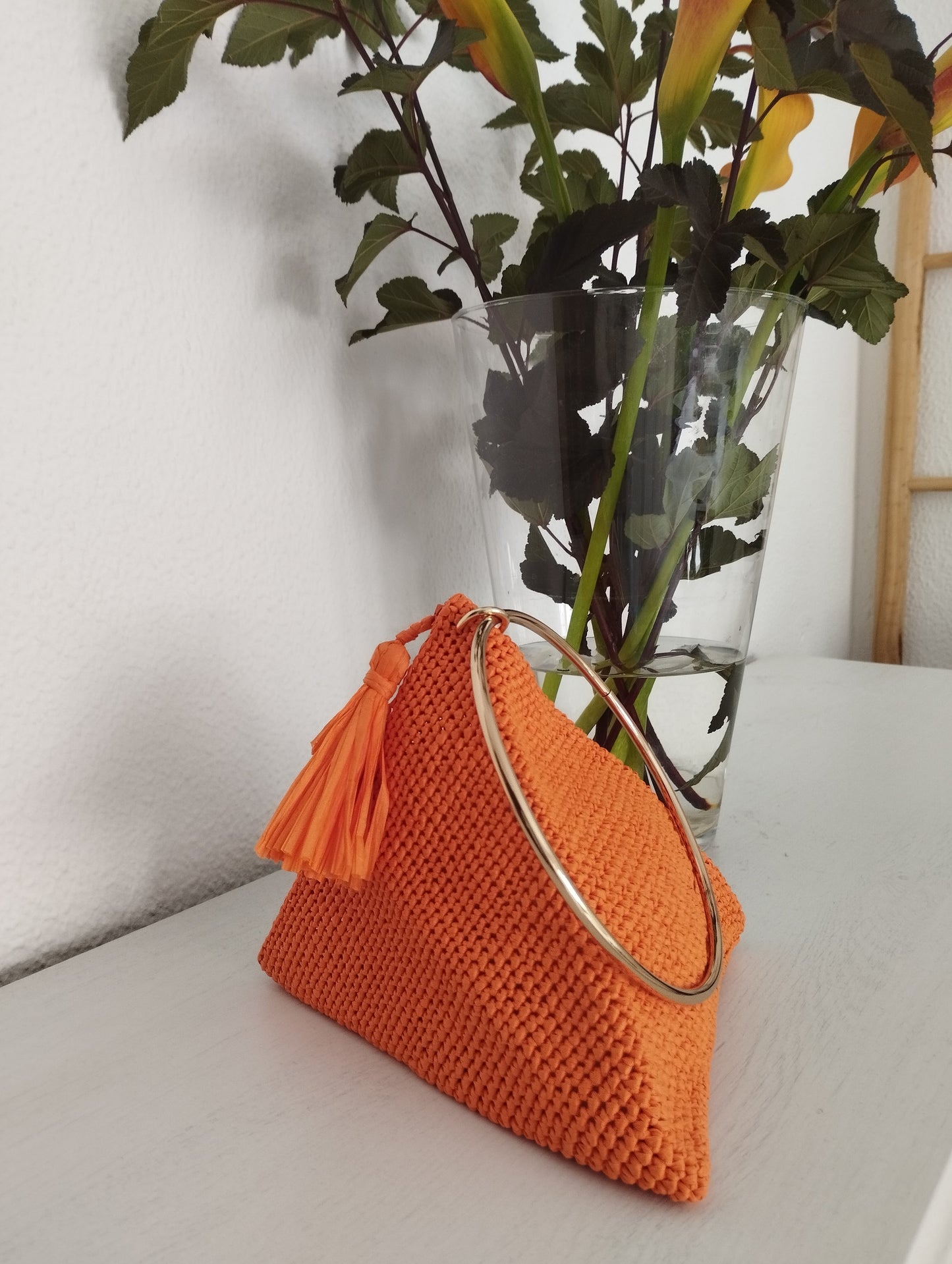 Bolso "Rosa" naranja