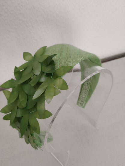 Diadema "Irina" verde