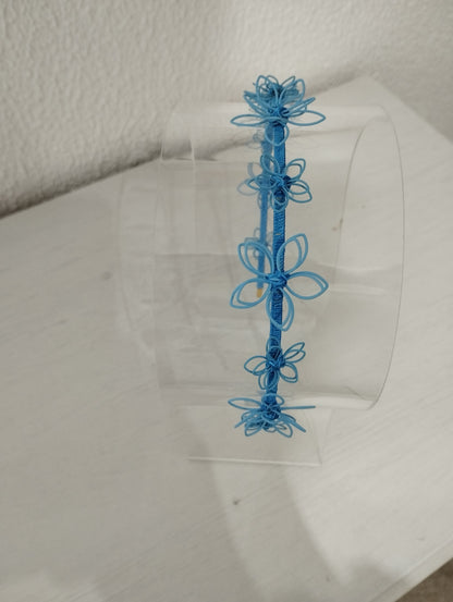 Diadema "Amaya" azul