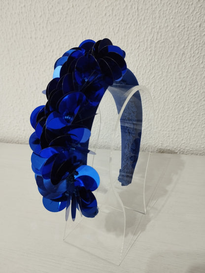 Diadema "Carmen" azul