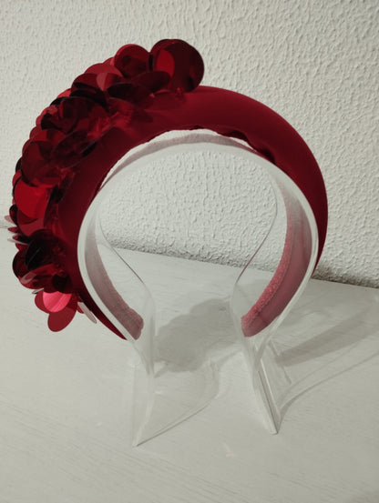 Diadema "Carmen" roja
