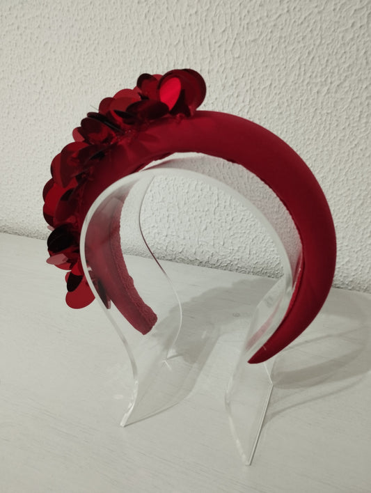 Diadema "Carmen" roja
