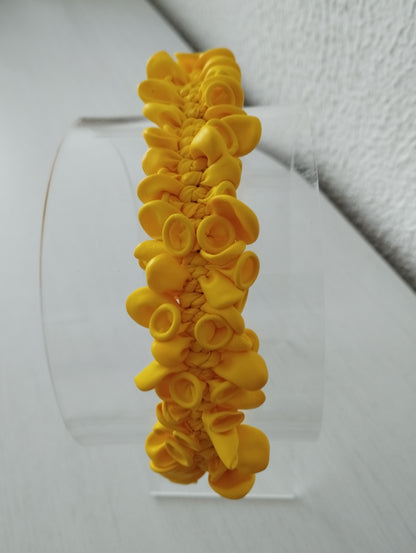 Diadema "Claudia" amarilla