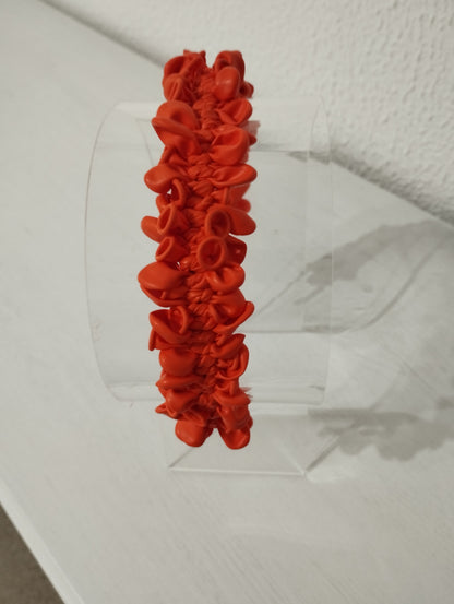 Diadema "Claudia" naranja