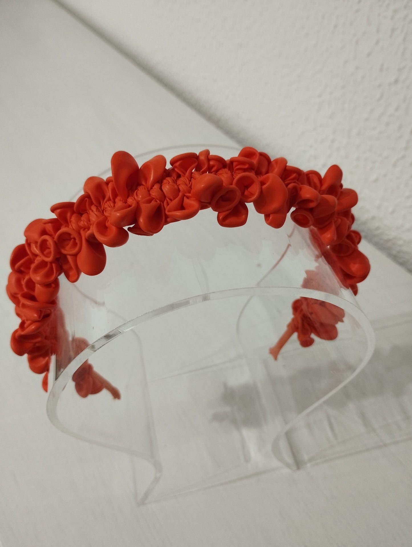 Diadema "Claudia" naranja