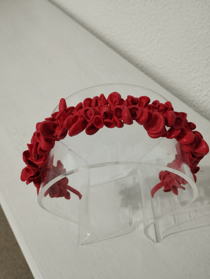 Diadema "Claudia" roja