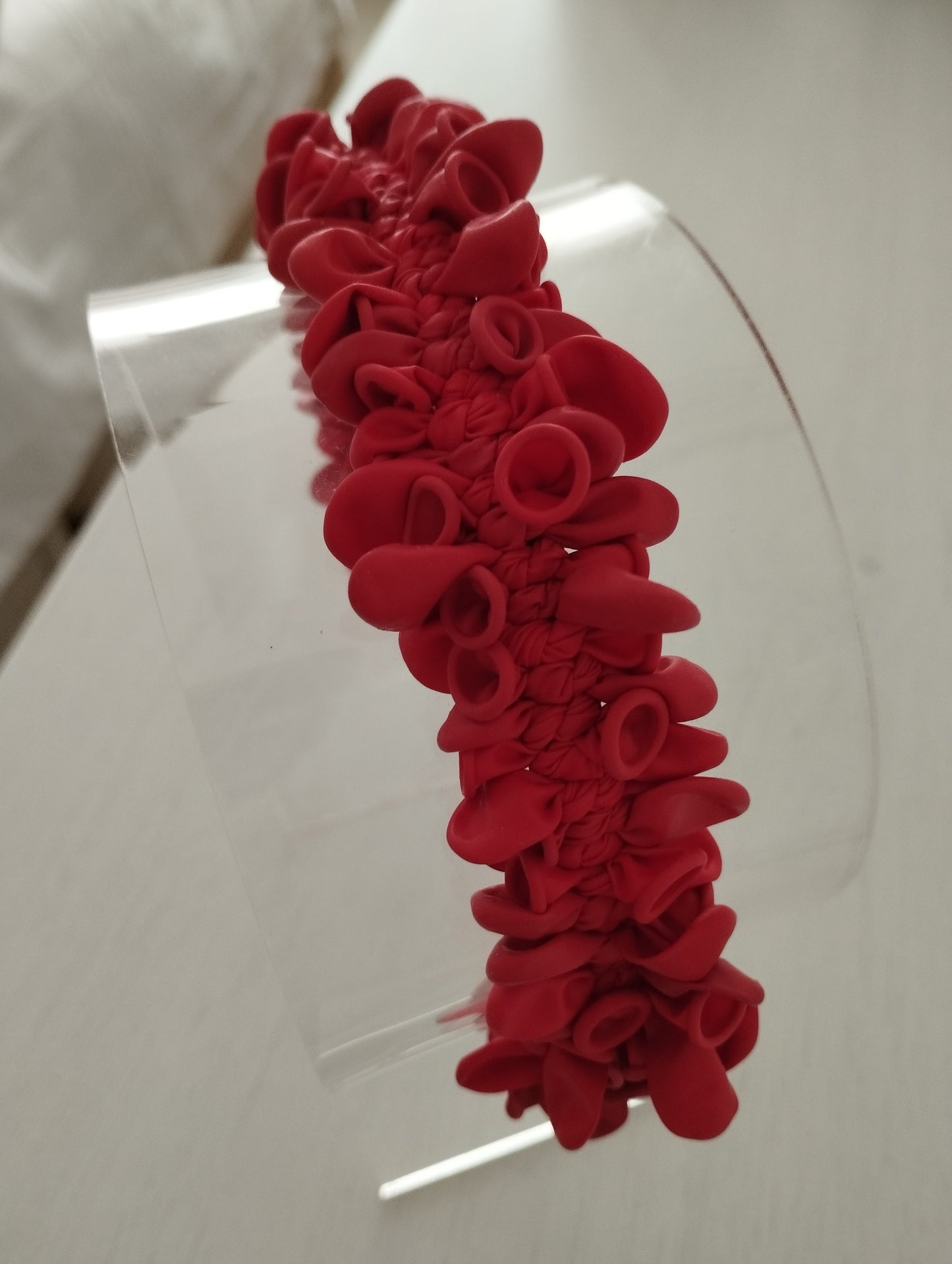 Diadema "Claudia" roja