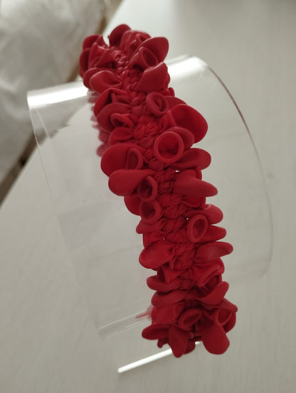 Diadema "Claudia" roja