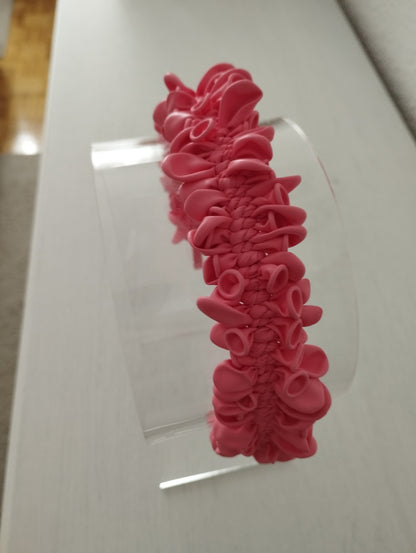 Diadema "Claudia" rosa