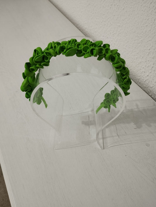 Diadema "Claudia" verde