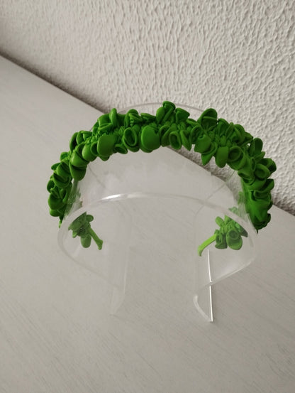 Diadema "Claudia" verde