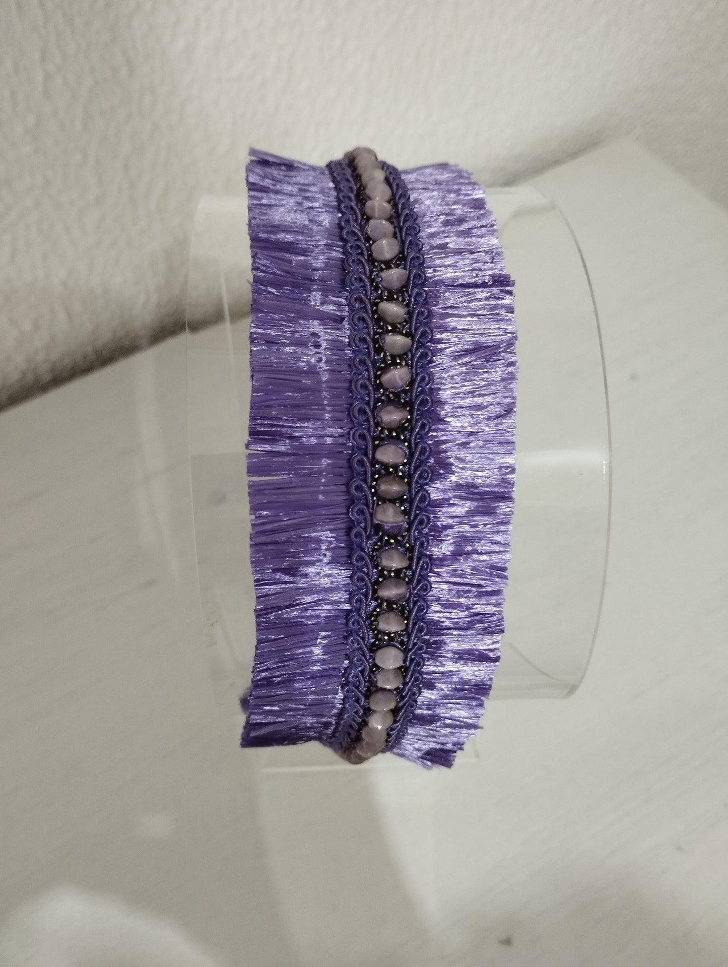 Diadema "Inés" morada