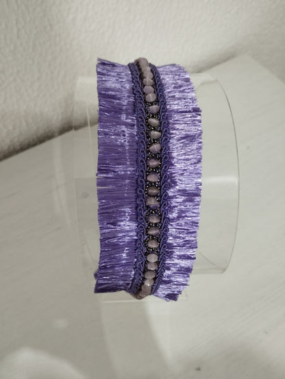 Diadema "Inés" morada