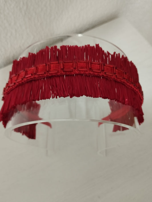 Diadema "Inés" roja