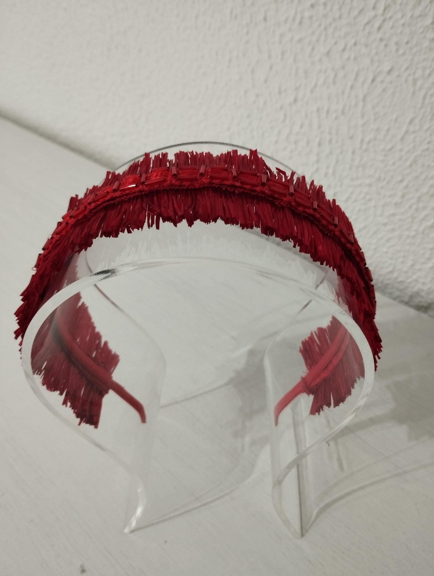 Diadema "Inés" roja