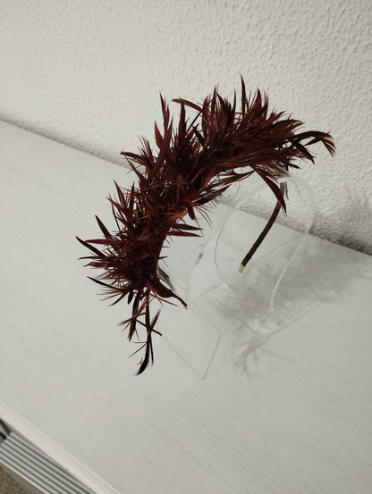 Diadema "Marta" marrón