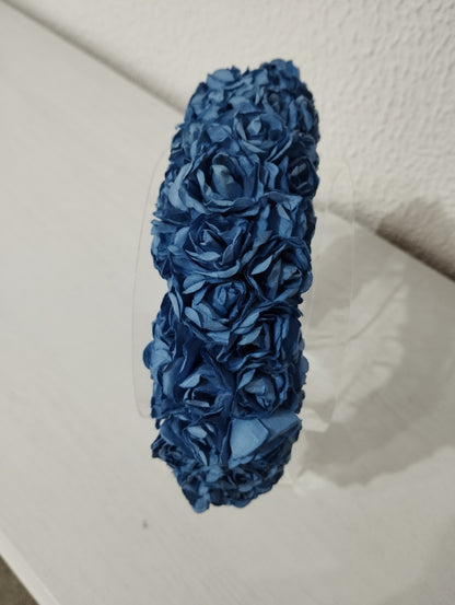 Diadema "Pilar" azul