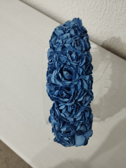Diadema "Pilar" azul