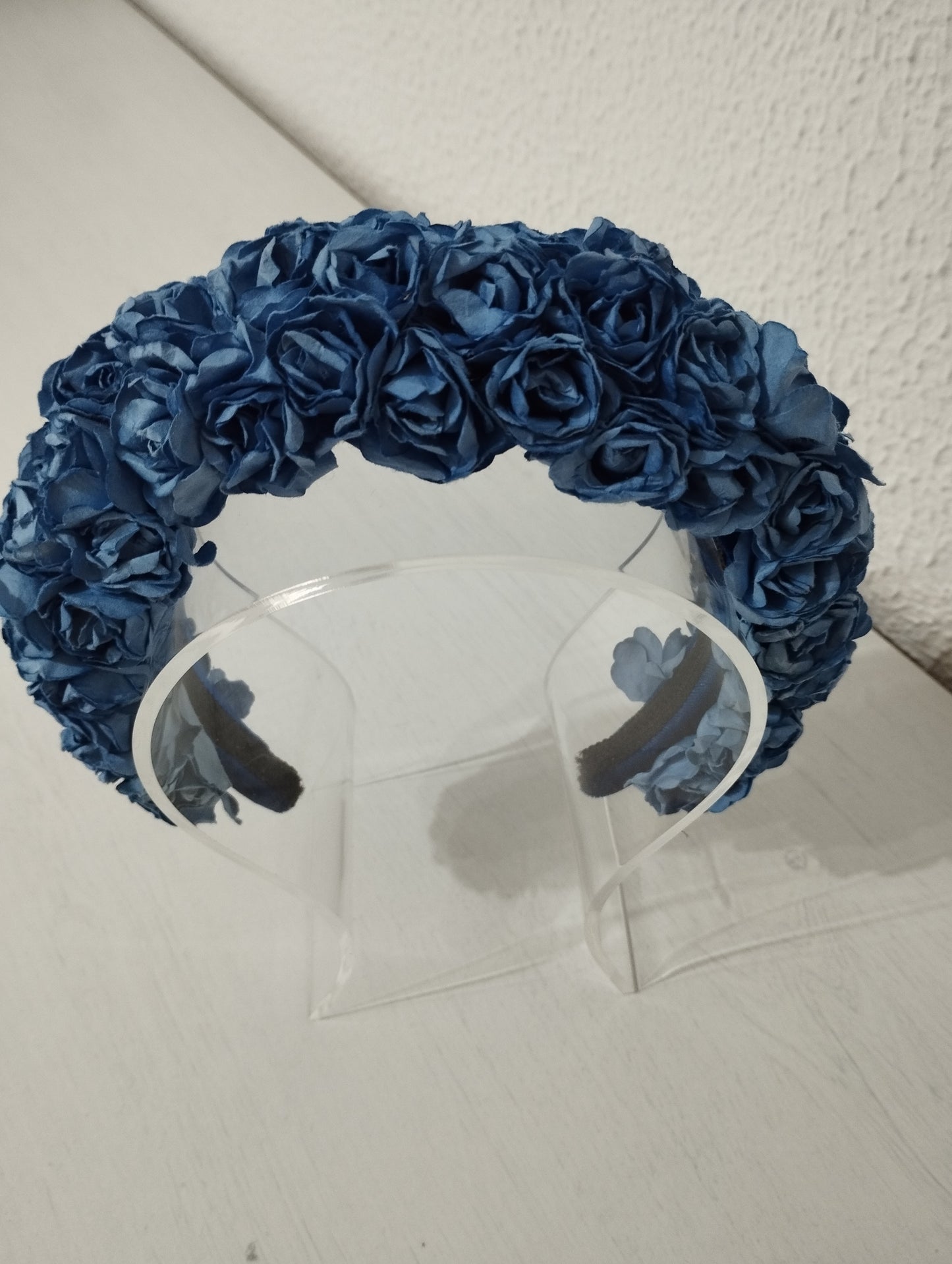 Diadema "Pilar" azul