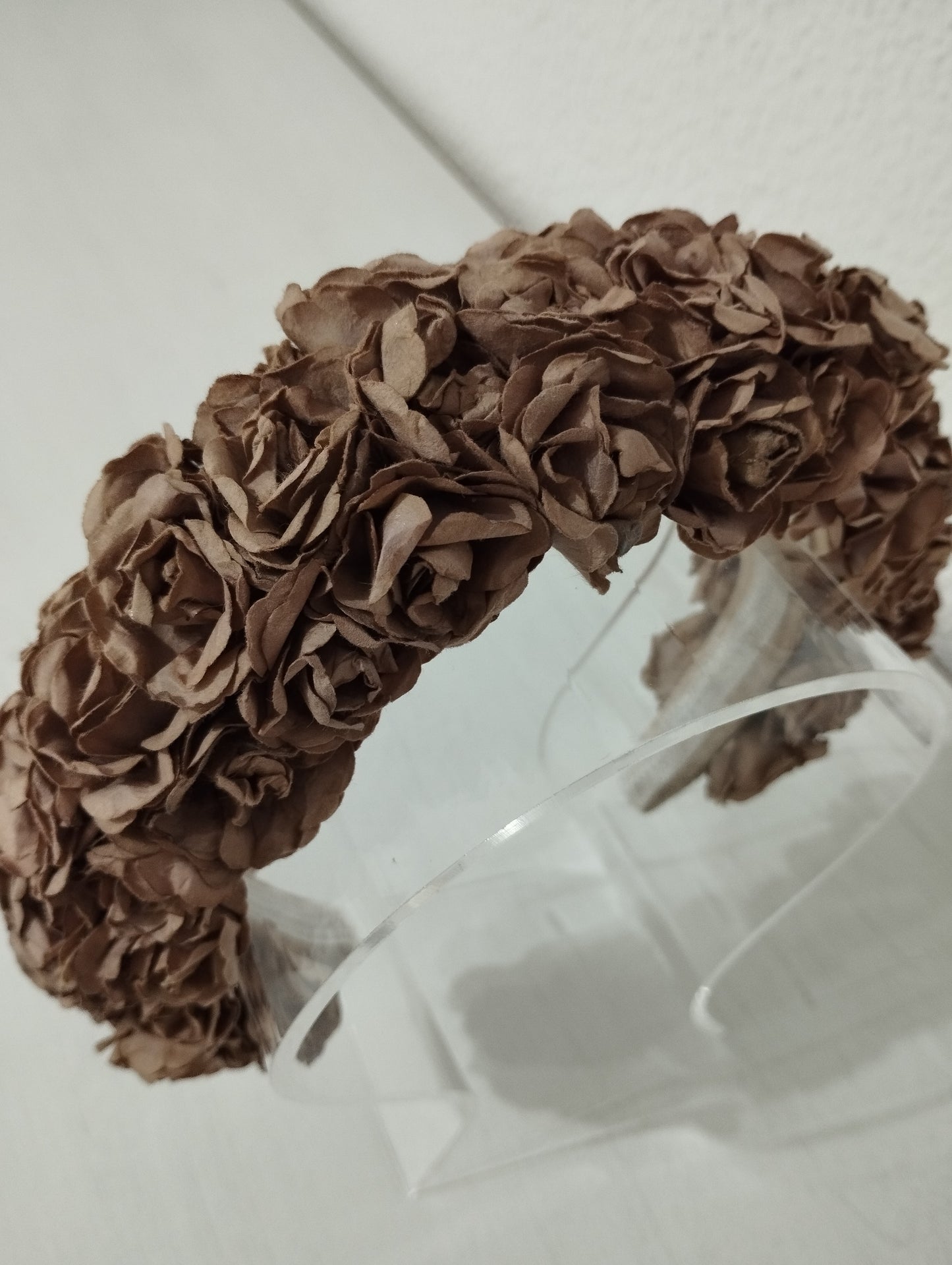 Diadema "Pilar" beige
