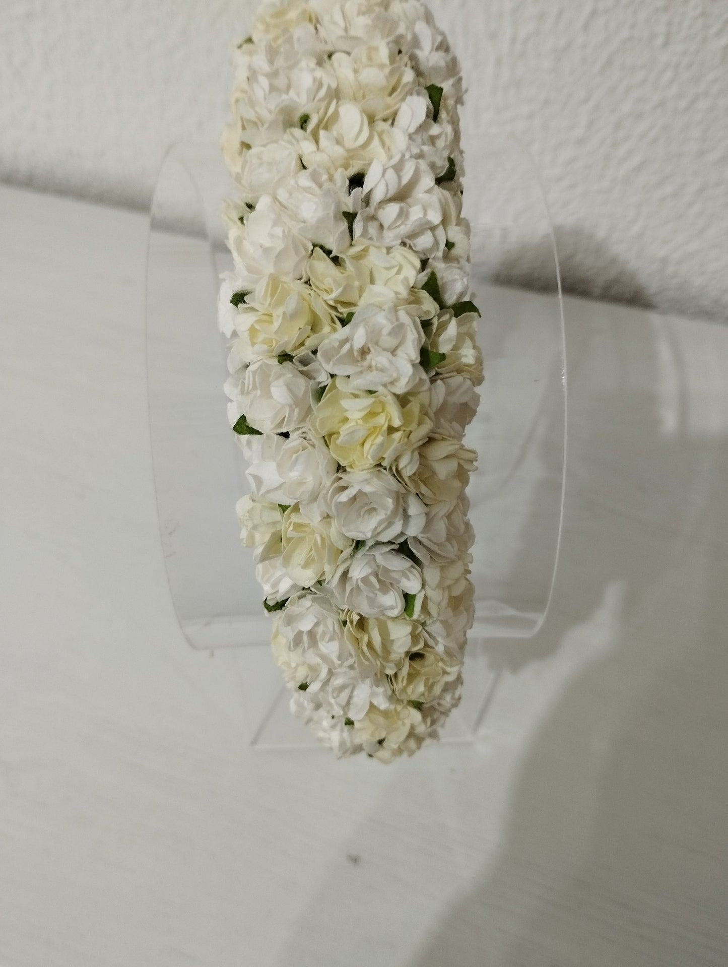 Diadema "Pilar" blanca