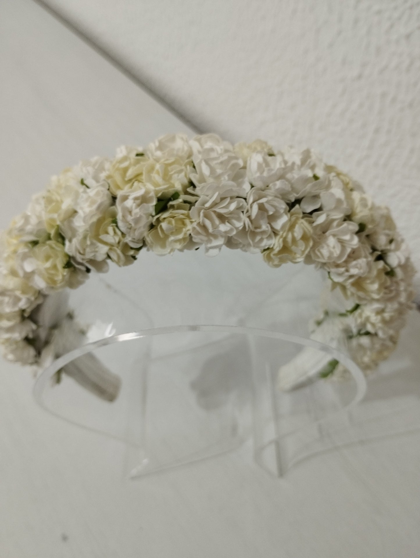 Diadema "Pilar" blanca