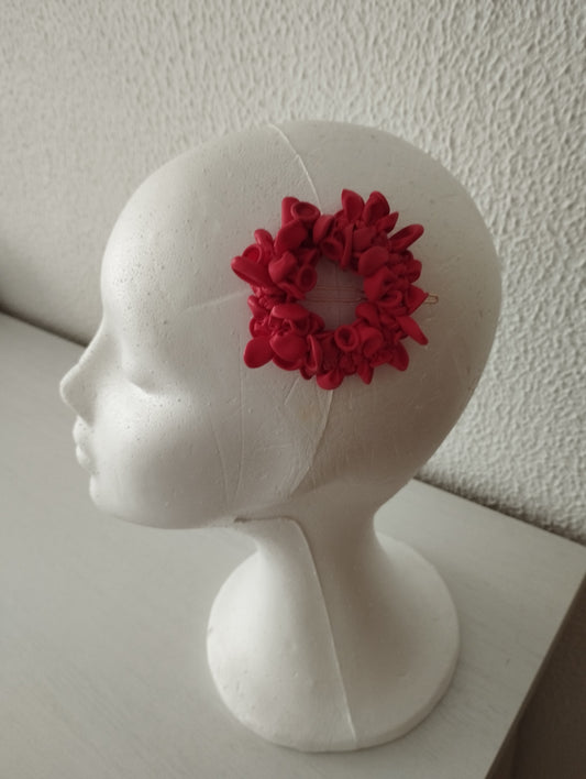 Prendedor "Sofía" rojo