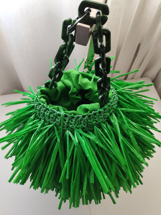 Bolso bombonera "Eva" verde