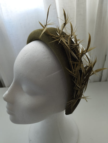 Diadema "Ainara" oliva
