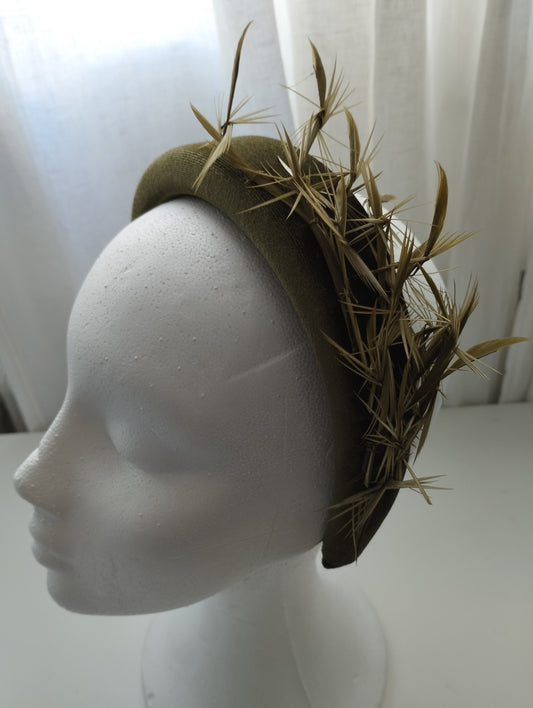 Diadema "Ainara" oliva